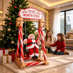 Santa Figurine Tabletop Swaying Motion 19.7 Inch