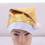 Santa Hat Fleece Faux Fur Trim & Pom-Pom