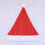Santa Hat Fleece Faux Fur Trim & Pom-Pom