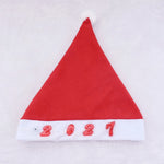 Santa Hat Fleece Faux Fur Trim & Pom-Pom