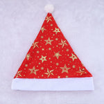 Santa Hat Fleece Faux Fur Trim & Pom-Pom