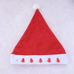 Santa Hat Fleece Faux Fur Trim & Pom-Pom