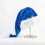 Santa Hat Fleece Faux Fur Trim & Pom-Pom
