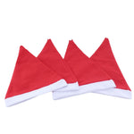 Santa Hat Fleece Faux Fur Trim & Pom-Pom