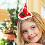 Santa Hat Plush Ears One Size Fits Most