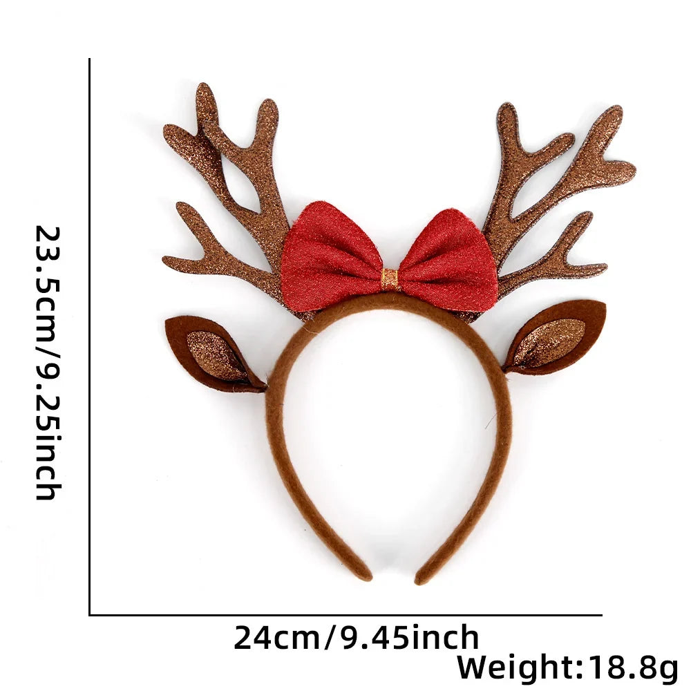 Santa Hat Plush Ears Soft & Durable Fabric