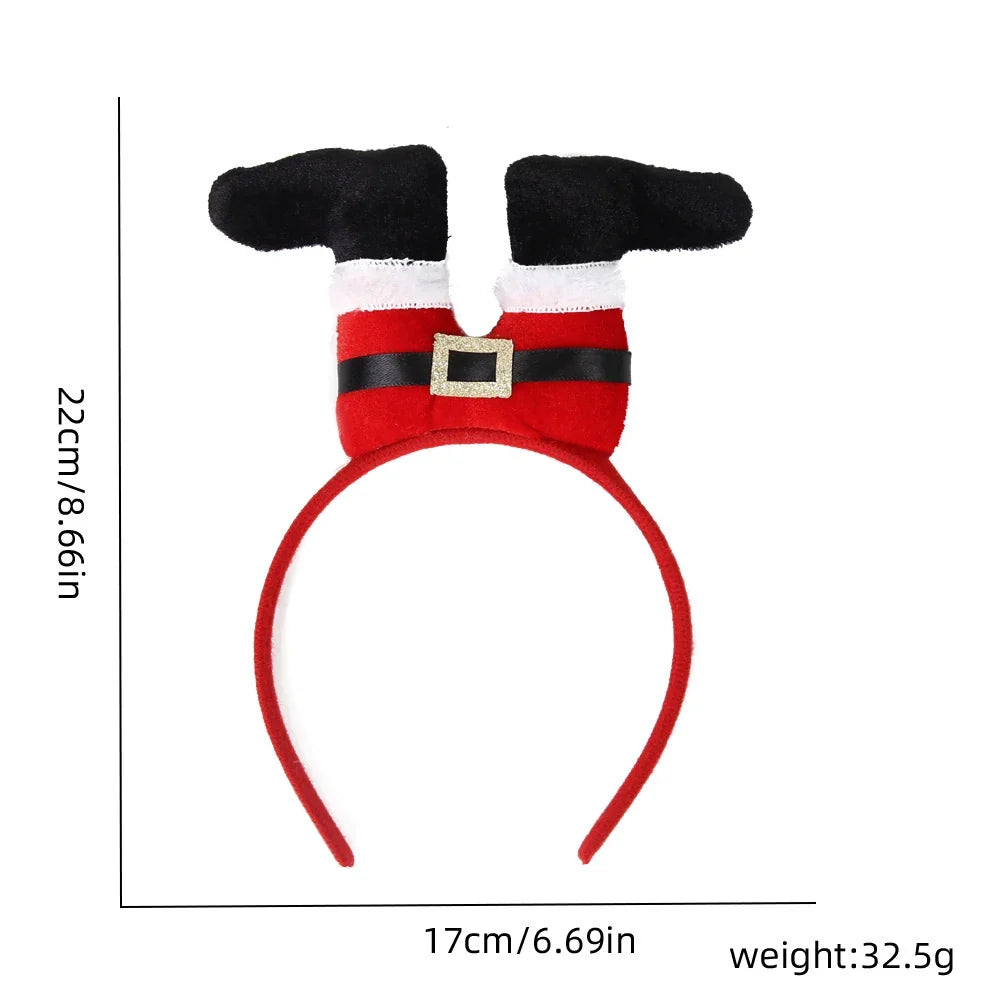 Santa Hat Plush Ears Soft & Durable Fabric