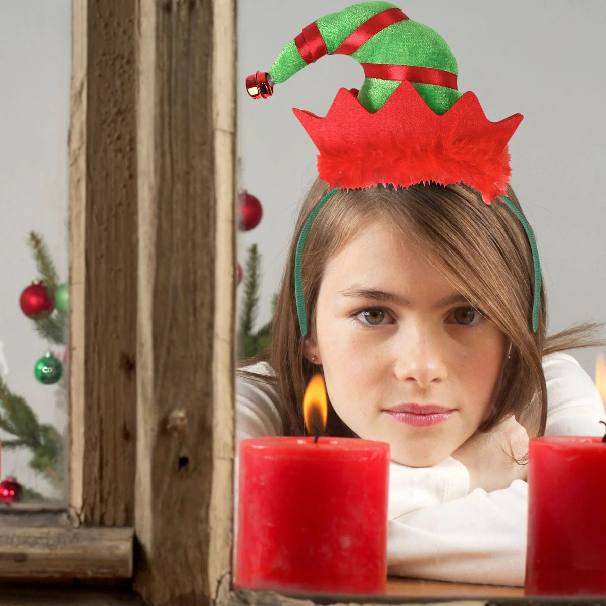 Santa Hat Plush Ears Soft & Durable Fabric