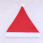 Santa Hat Soft Fleece Faux Fur Pom-Pom One Size