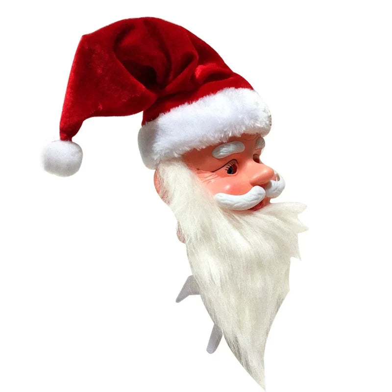 Santa Mask Long Soft Beard Lightweight Universal Fit