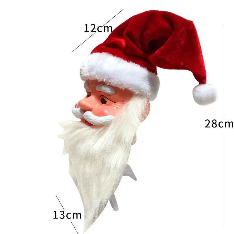 Santa Mask Long Soft Beard One Size