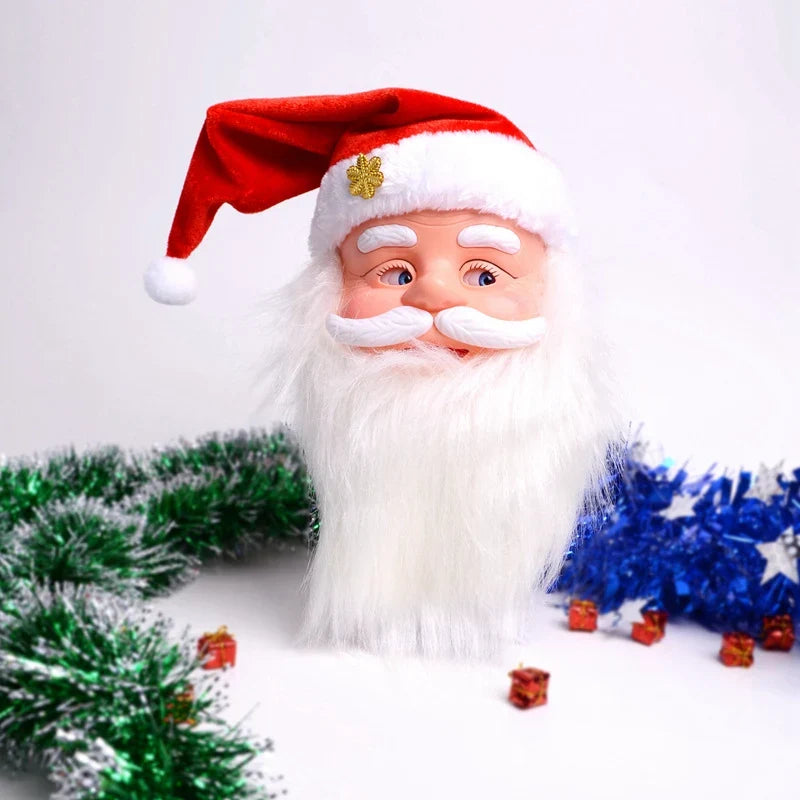 Santa Mask Long Soft Beard One Size