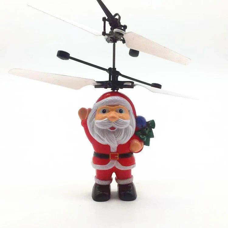Santa Ornament Rotating Red Indoor & Outdoor