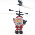 Santa Ornament Rotating Red Indoor & Outdoor