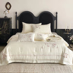 Satin Bedding Set Silky & Breathable Embroidered