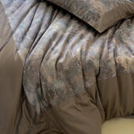 Satin Bedding Set Watercolor Floral 4-Piece Machine Washable
