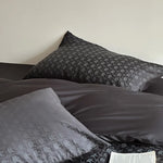 Satin Bedding Set Watercolor Floral 4-Piece Machine Washable