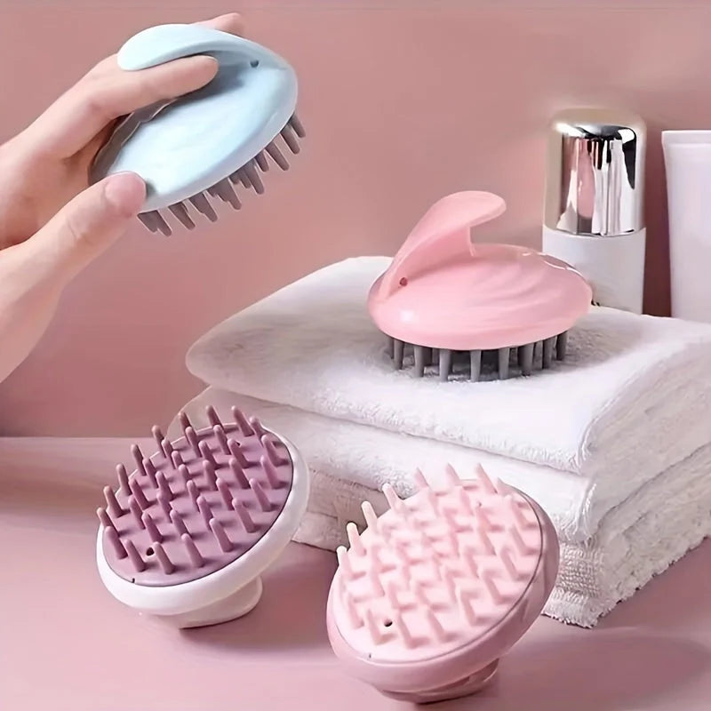 Scalp Massager Brush Ultra-Soft Silicone Hair Growth Support