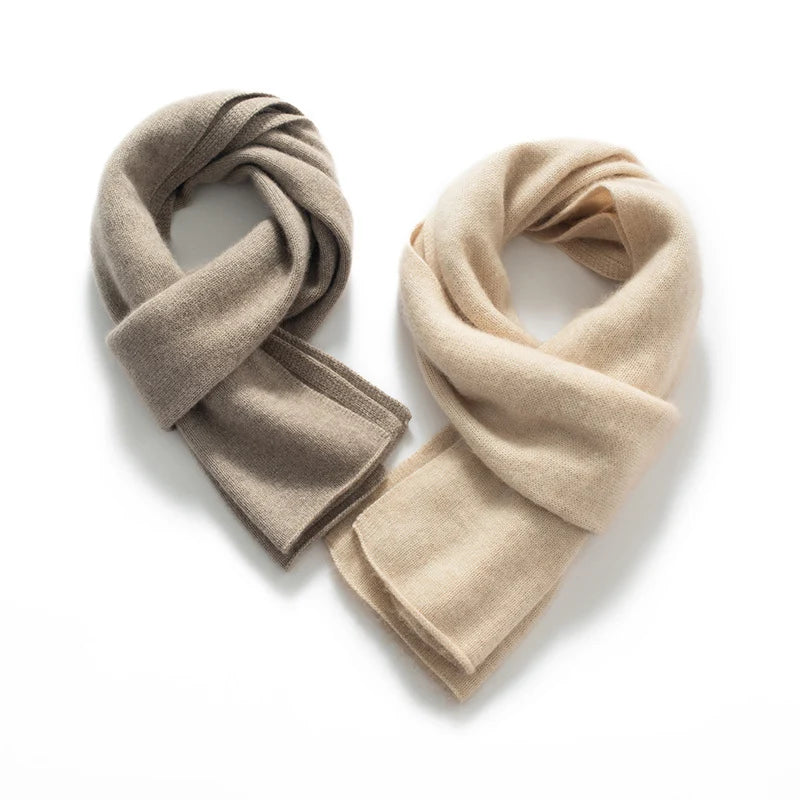 Scarf Cashmere Knitted Soft Warmth 59.1 Inch Long