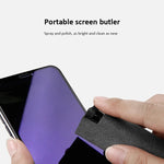 Screen Cleaning Kit Portable Refillable Spray And Wipe