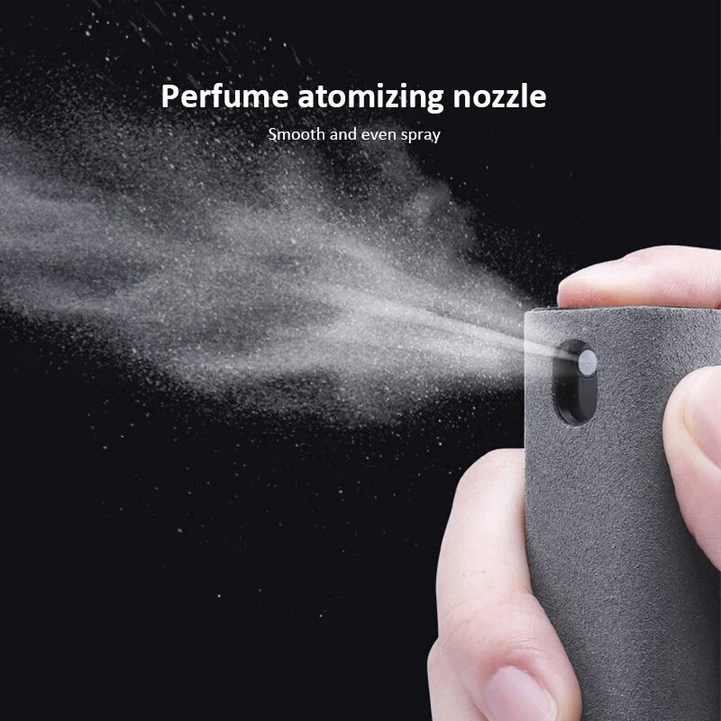 Screen Cleaning Kit Portable Refillable Spray And Wipe