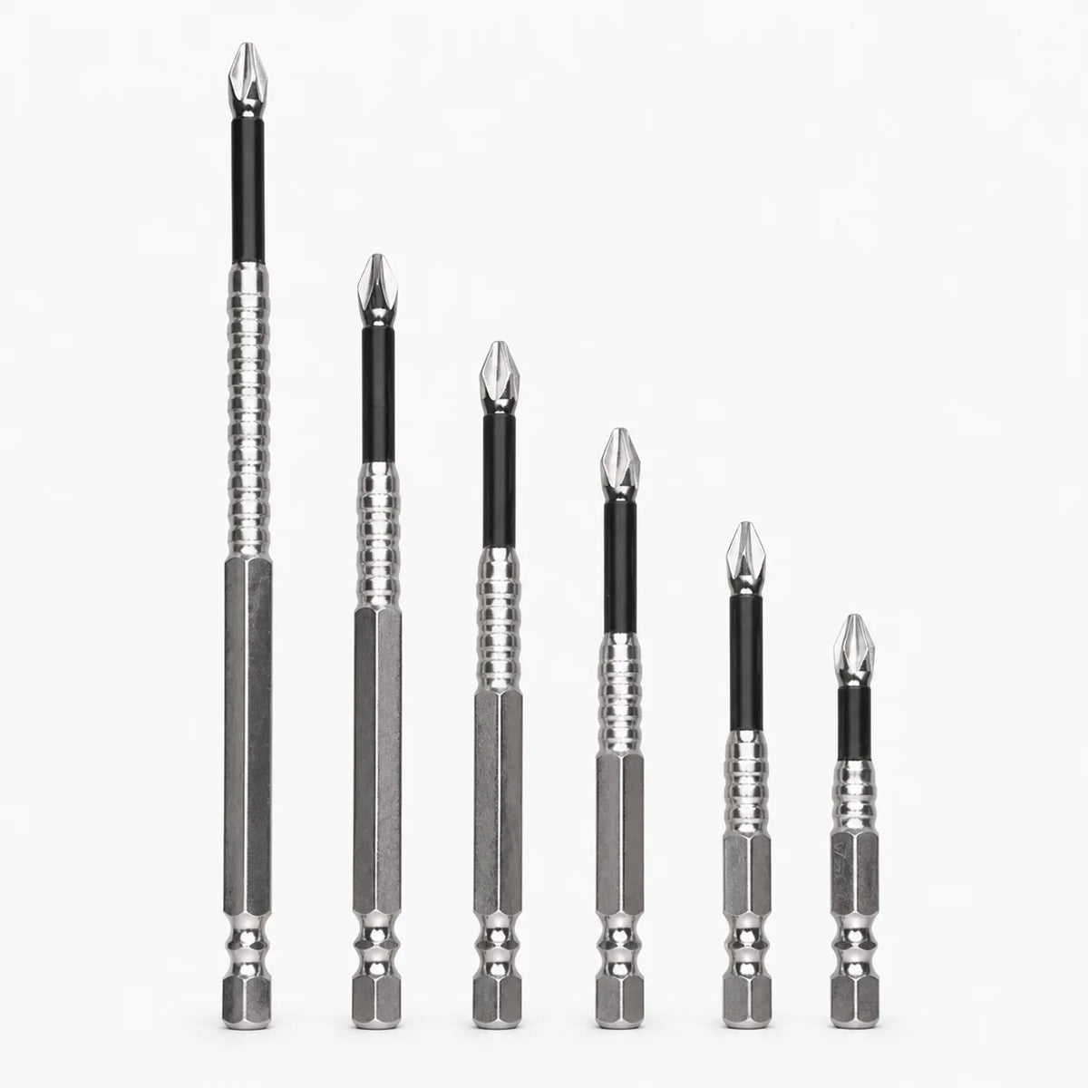 Screwdriver Bit Set Anti-Slip Hardened Steel Set of 6