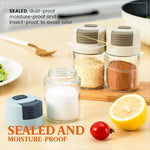 Seasoning Dispenser Glass Metered Portion Control