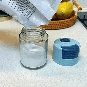 Seasoning Dispenser Glass Metered Portion Control