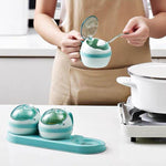 Seasoning Jar Set With Rack Sealed Set of 4