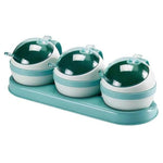 Seasoning Jar Set With Rack Sealed Set of 4