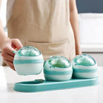Seasoning Jar Set With Rack Sealed Set of 4