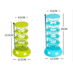 Seasoning Organizer 360° Rotating Stackable Sealed Storage