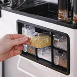 Seasoning Organizer Partitioned Storage With Phone Holder