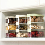 Seasoning Storage Box Vacuum-Pump Seal Stackable BPA-Free