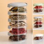 Seasoning Storage Box Vacuum-Pump Seal Stackable BPA-Free
