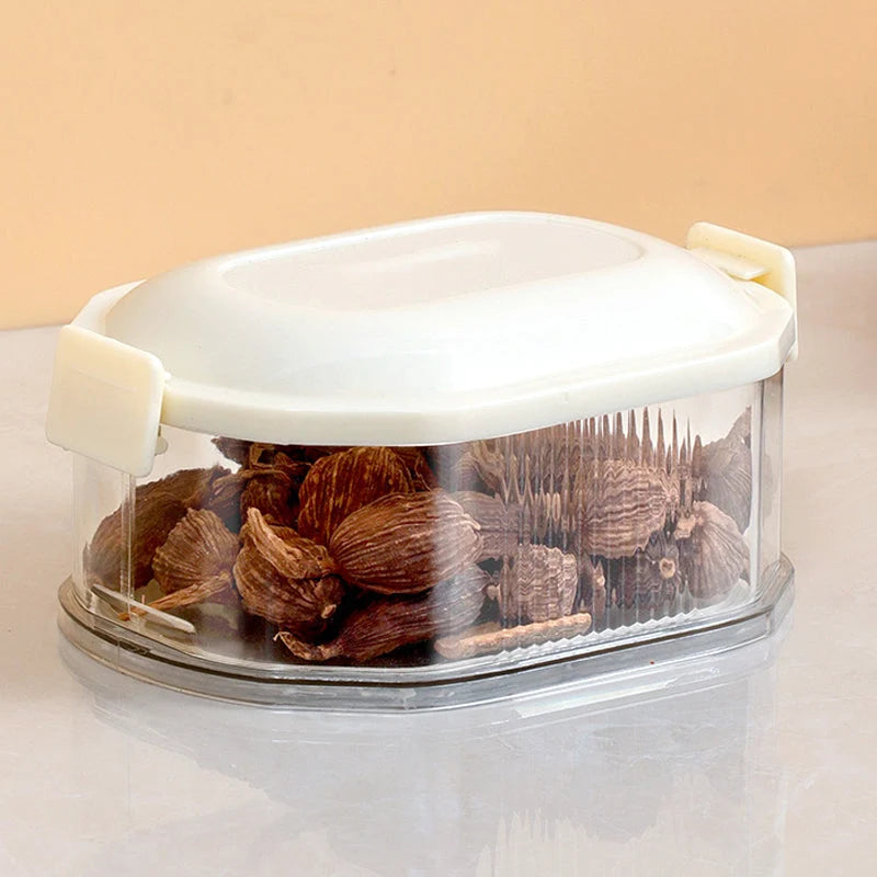 Seasoning Storage Box Vacuum-Pump Seal Stackable BPA-Free