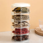 Seasoning Storage Box Vacuum-Pump Seal Stackable BPA-Free