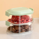 Seasoning Storage Box Vacuum-Pump Seal Stackable BPA-Free