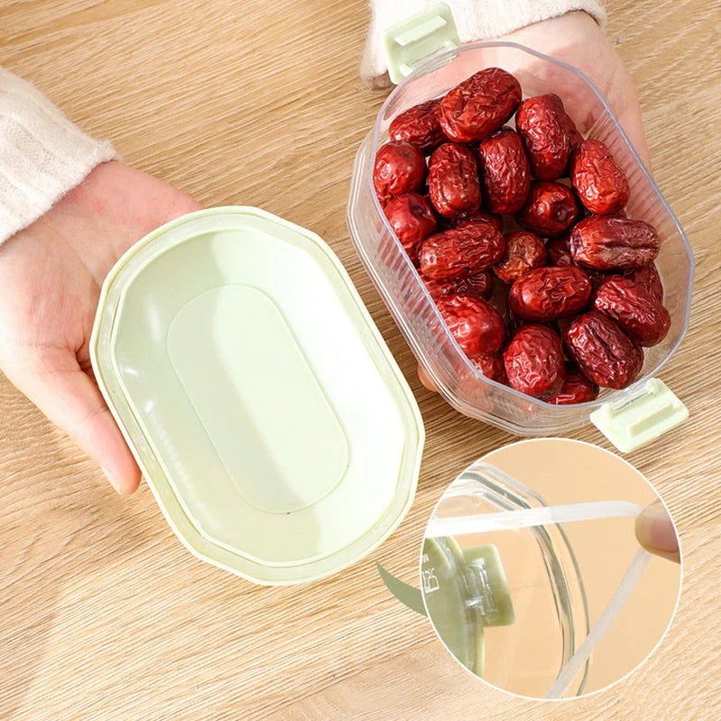 Seasoning Storage Box Vacuum-Pump Seal Stackable BPA-Free