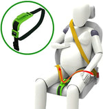 Seat Belt Adjuster Diverts Belly Pressure Non-Slip Base