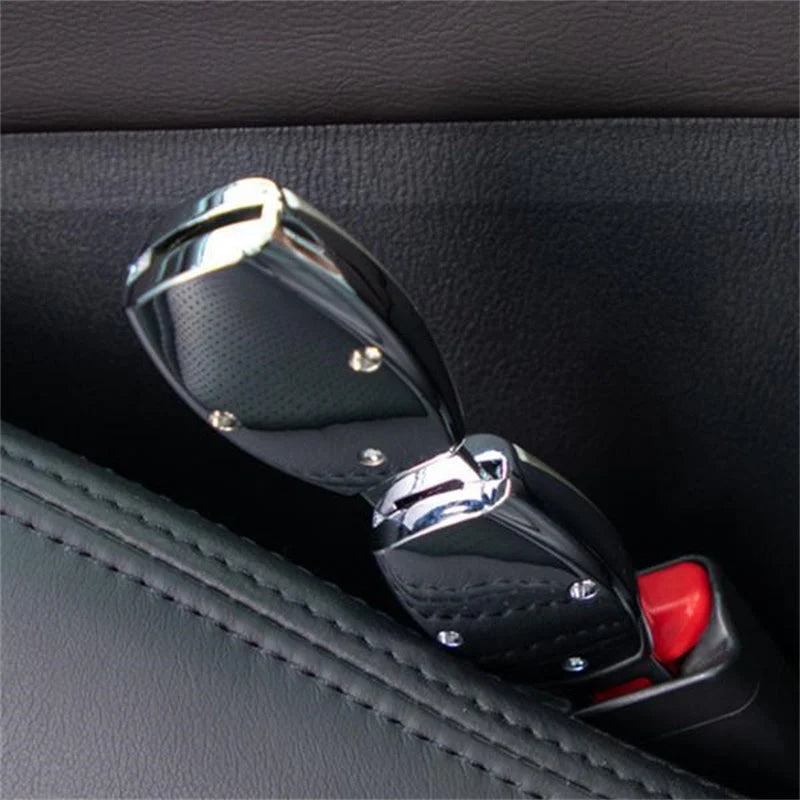 Seat Belt Extender Metal Adds Length Secure Locking