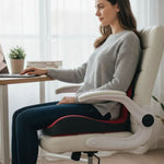 Seat Cushion L-Shaped Memory Foam With Washable Cover
