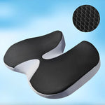 Seat Cushion U-Shaped Memory Foam Non-Slip & Adjustable Strap