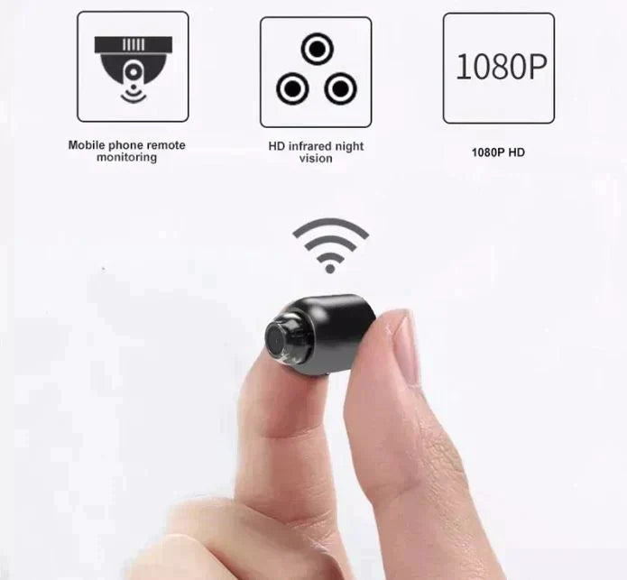 Security Camera 2-Pack 1080p WiFi Night Vision & Motion Alerts