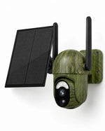 Security Camera Solar-Powered 2K PTZ Color Night Vision