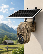 Security Camera Solar-Powered 2K PTZ Color Night Vision