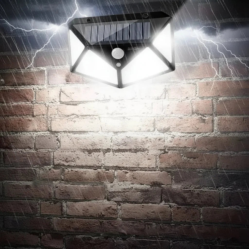 Security Light Solar-Powered Motion-Activated LED Outdoor Light