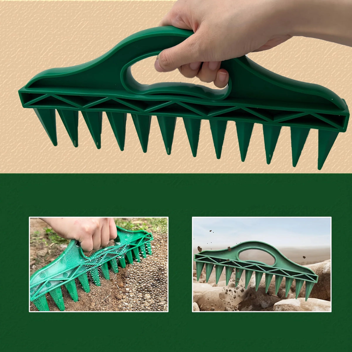 Seed Seeder Tool 12-Hole Hexagonal Easy-Press