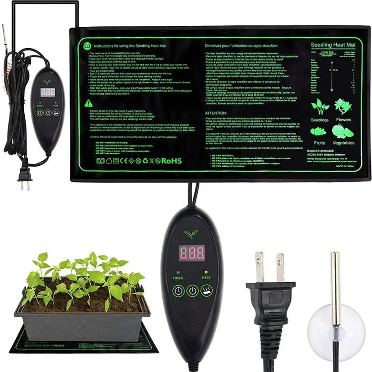 Seedling Heat Mat Waterproof Adjustable Temperature