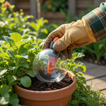 Self-Watering Globe Ceramic & Clear 500 mL
